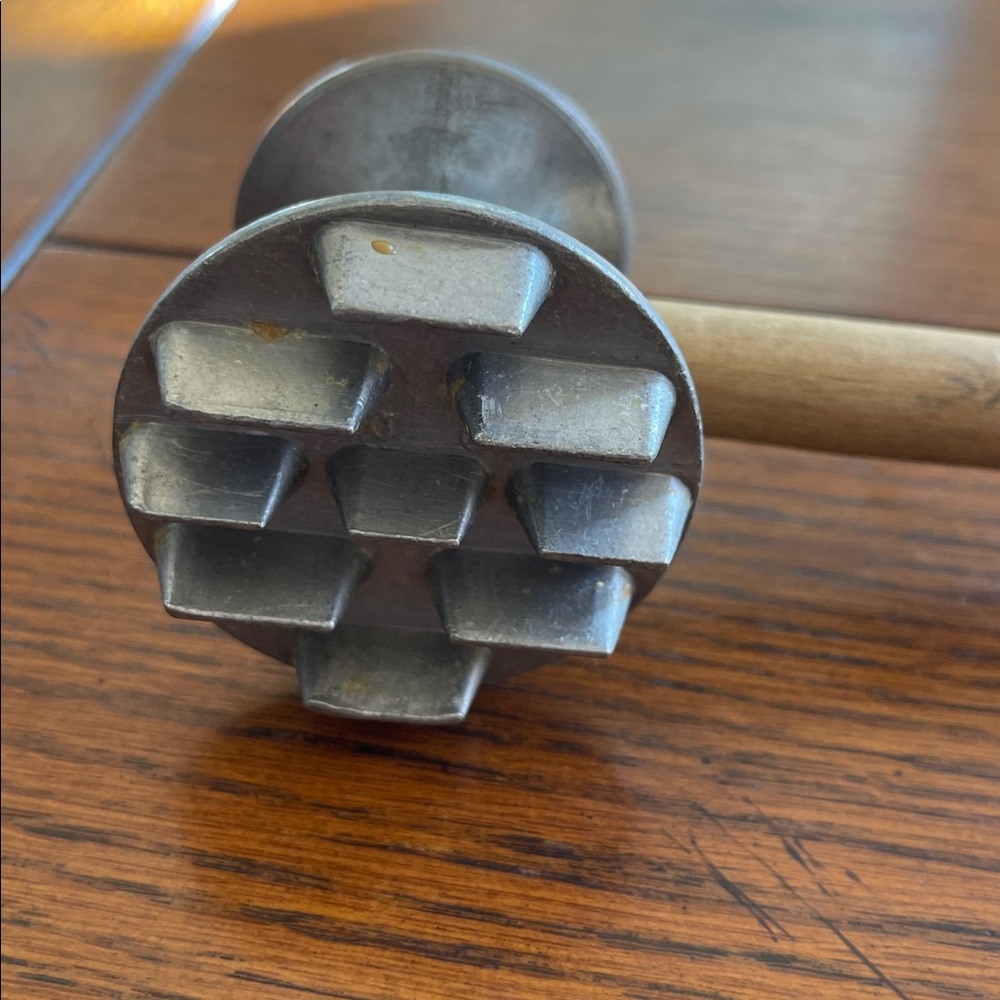 Vintage Modern Industries Meat Tenderizer Cubing Hammer Des Moines IA - Picture 3 of 7